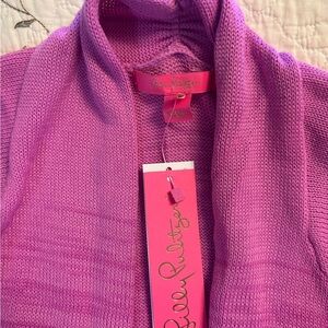 Lilly Pulitzer Pink Knit Cardigan